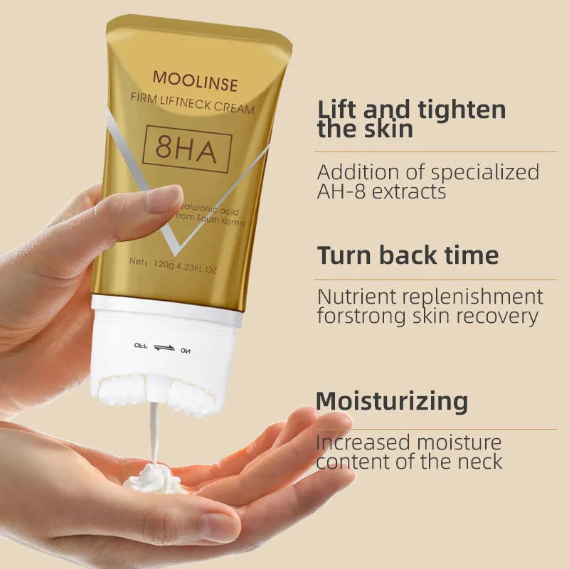120ml jar of neck lifting and firming massage cream with applicator for general skin types