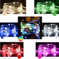 12 metre copper wire battery USB LED string lights in multiple colour options
