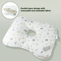 Beauty salon single hole ear pillow for adults in New Chinese style, measuring 39 by 28 by 6 centimetres.