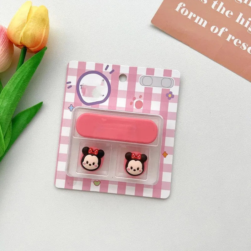 Cartoon-style plastic magnetic data cable fixer for desktop organisation.