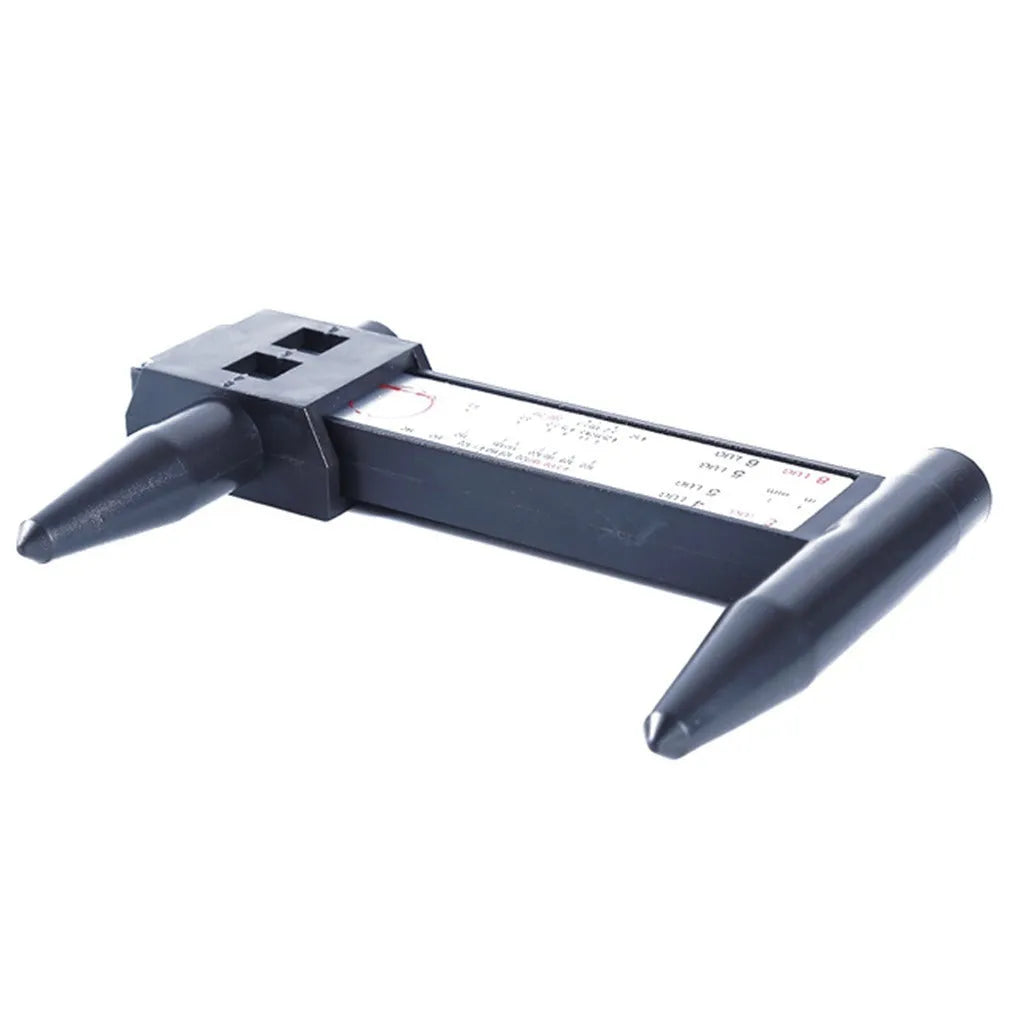 Plastic hole distance measuring tool with 180mm range for wheel hub modification