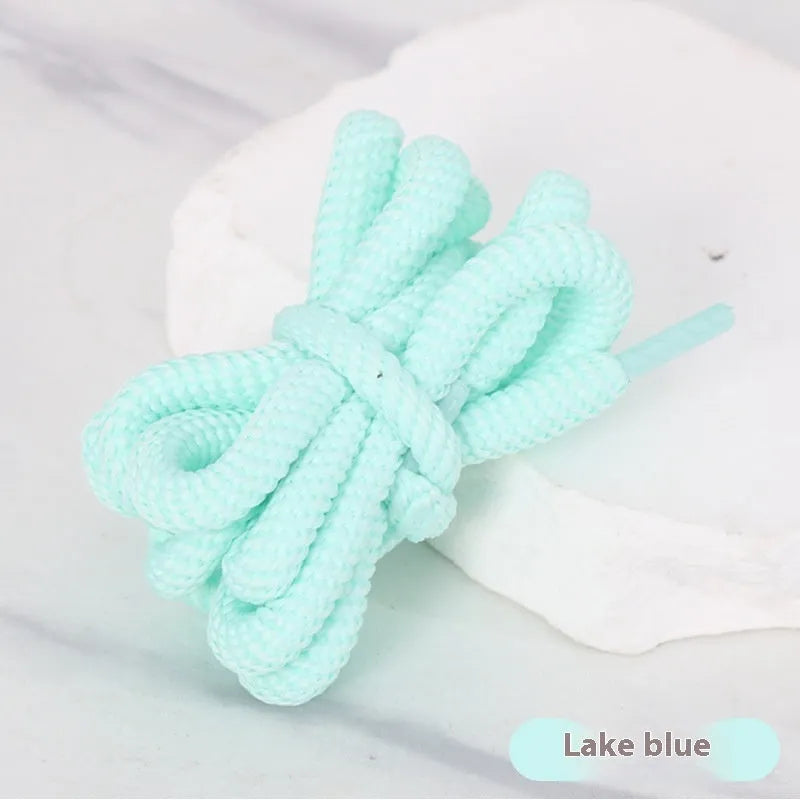 Oval 1.0cm wide polyester adapter rope in multiple colours for sweatshirts, hats, and sneakers.