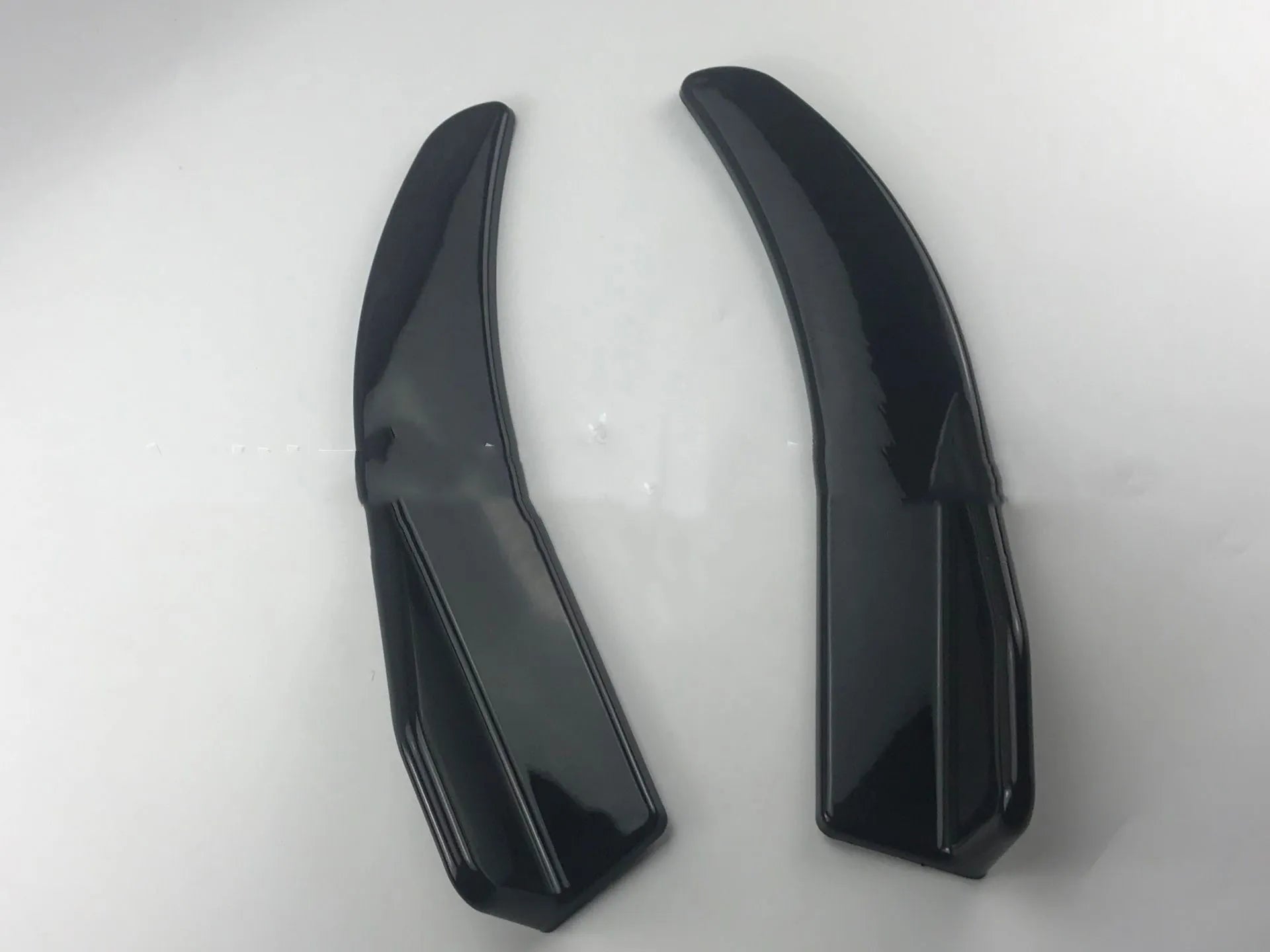 General Motors car front and rear deflector light kit in bright black or carbon fibre finish