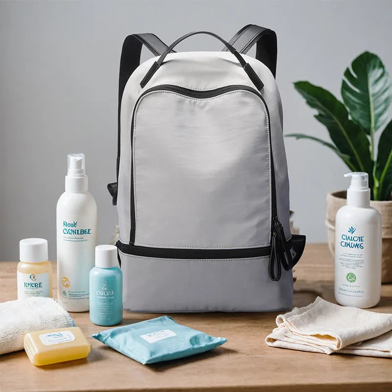 Oxford cloth leisure backpack in solid colour with under 20L capacity for daily commuting and travel