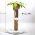 Masson cactus-themed cat scratching post and climbing pole with sisal surface
