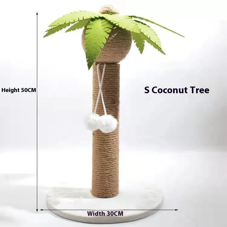 Masson cactus-themed cat scratching post and climbing pole with sisal surface