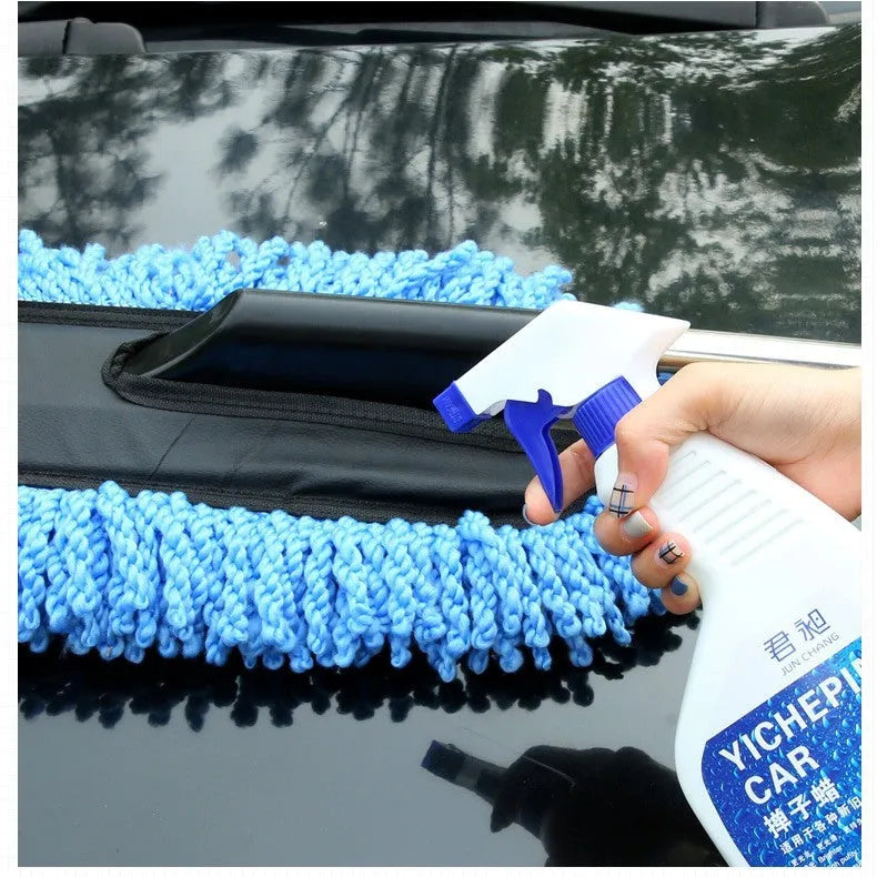 500ml car dust wax sprayer bottle with powdered spray wax for paint maintenance