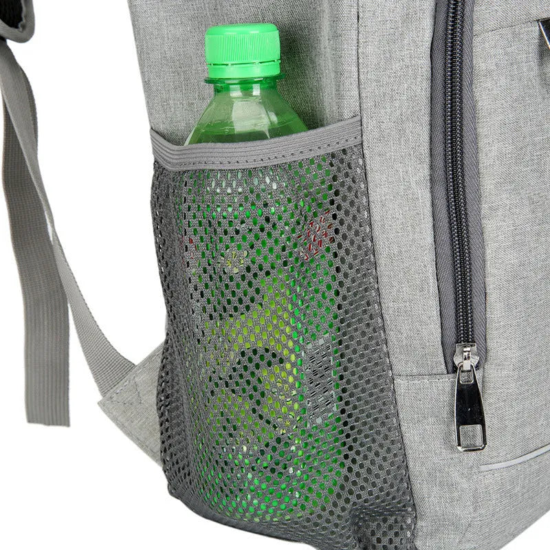 Large capacity outdoor thermal picnic backpack in Oxford cloth with curved shoulder straps and dry wet separation
