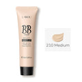 Natural Makeup BB Cream 30ml tube showing nine colour shades including ivory, medium skin, wheat, chocolate, and brown tones