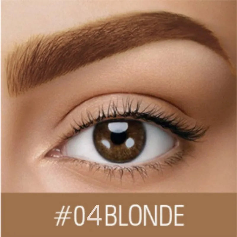 Waterproof brow cream eyebrow tint in dark grey and golden yellow shades for natural-looking definition