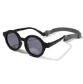 Children's silicone sunglasses with round frame and polarised lenses in multiple colours for 0-3 year olds