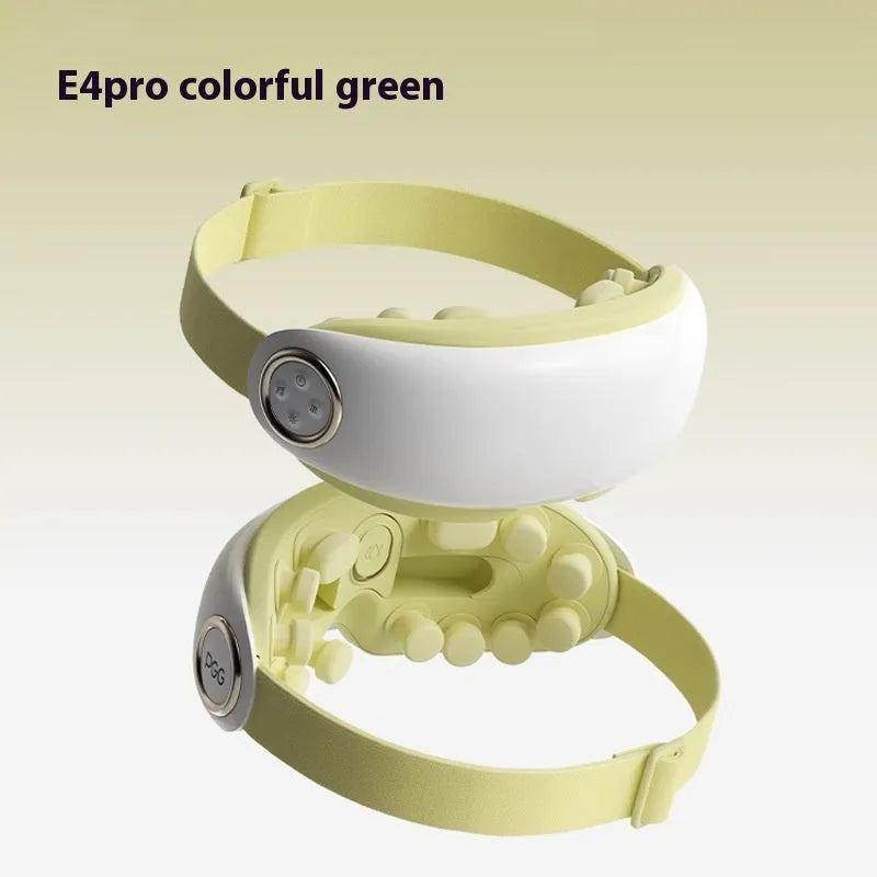 Purplish gray Bluetooth rechargeable steam eye moisturising instrument for hot compress massage.