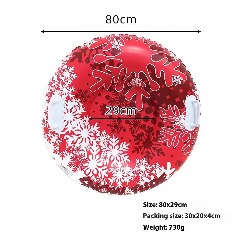 PVC Ski Ring for winter snow play with 29cm diameter in three colour options