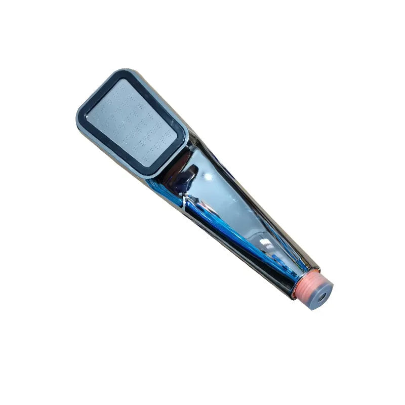 Orange hand-held pressurized shower head with rain function for normal pressure systems