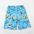 Men's floral print swimming trunks in polyester fabric available in multiple colours