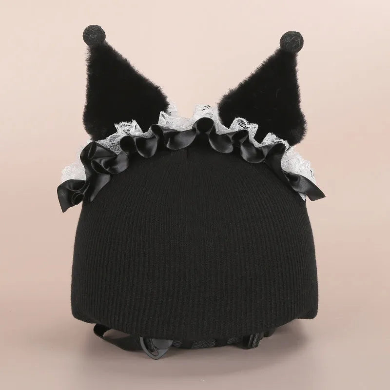 Plush fabric cartoon character helmet cover for cosplay in size M with multiple style options