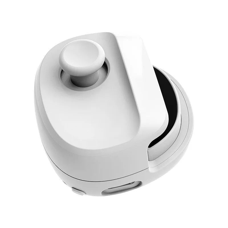 Black and white USB gaming controller stick with compact 8.8cm square design for mobile gaming