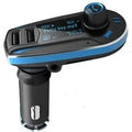 BT618C compact black car Bluetooth FM transmitter and MP3 player with LCD screen