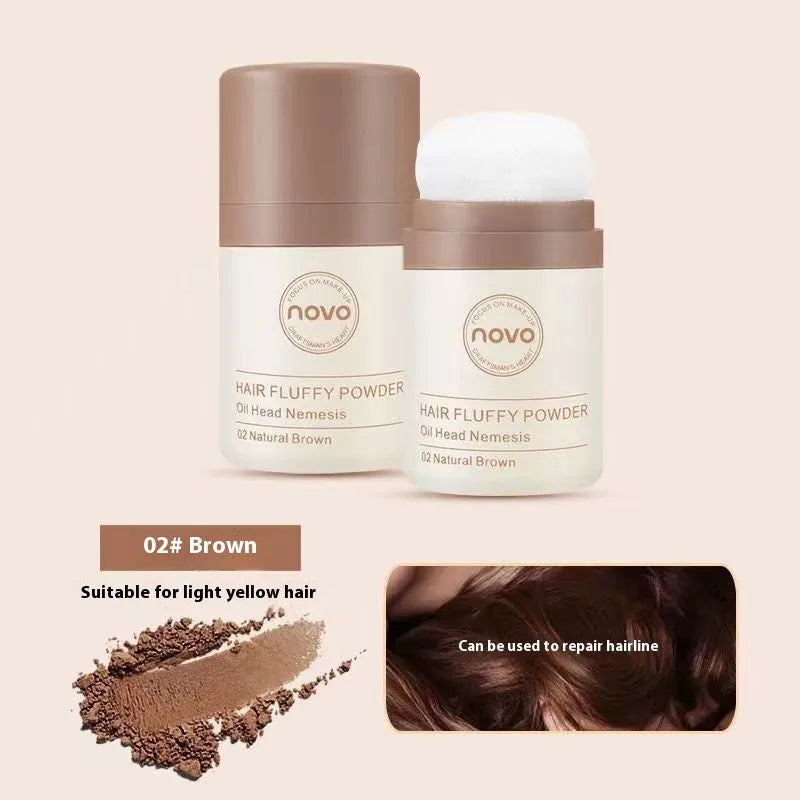 Oil control powder compact for facial and hairline shine reduction in three colour options