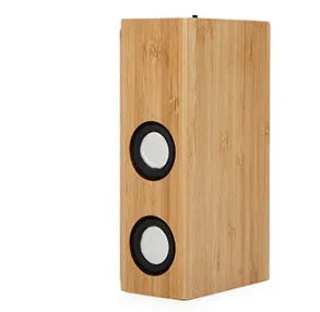 Retro wooden Bluetooth speaker in bamboo, black walnut or sapele wood finishes