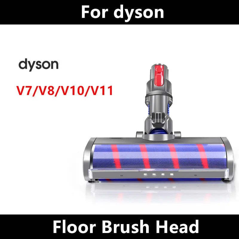 Dyson V7 V8 V10 V11 compatible vacuum cleaner floor brush head with soft velvet bristles