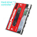 External 2TB mechanical hard drive for mobile gaming with USB cable and compact PC enclosure