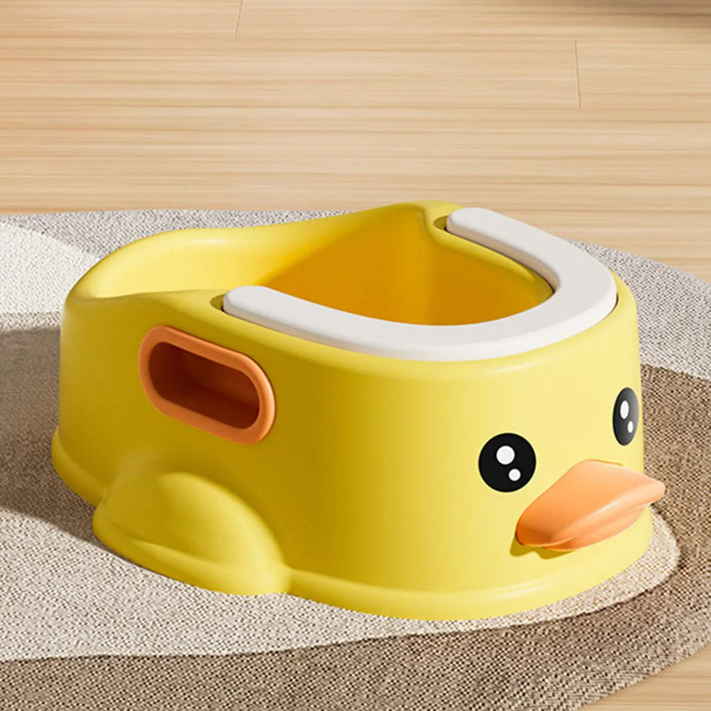 PVC duck-shaped pet bathtub for dogs and cats in blue, pink and yellow colour options