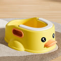 PVC duck-shaped pet bathtub for dogs and cats in blue, pink and yellow colour options