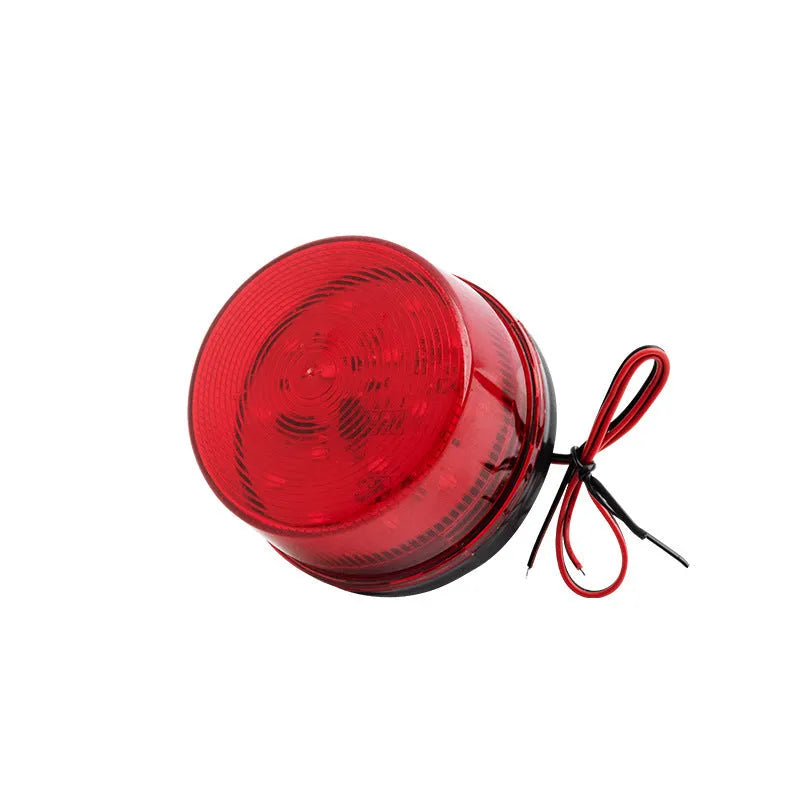 HC-79 small flash 24v warning and alarm light in red, yellow, blue, or green