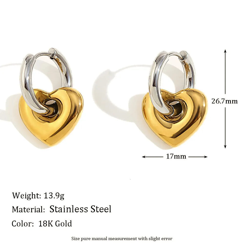 Gold colour jewellery set with geometry round ring design including earrings, necklace, and bracelet