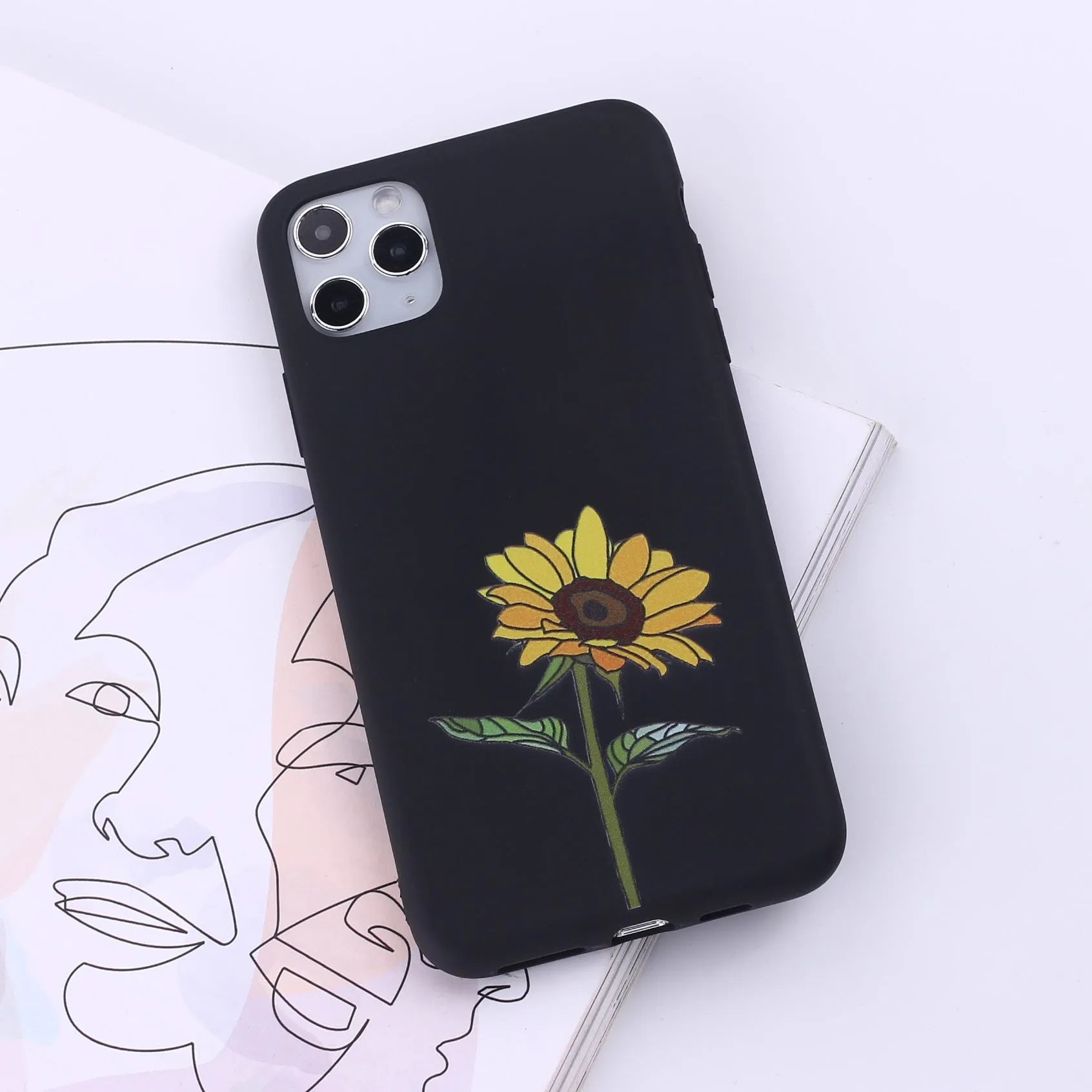 Painted TPU mobile phone case for iPhone 11 series in multiple colour options