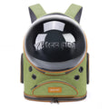Visual transparent large capacity cat backpack in Oxford fabric for pet travel