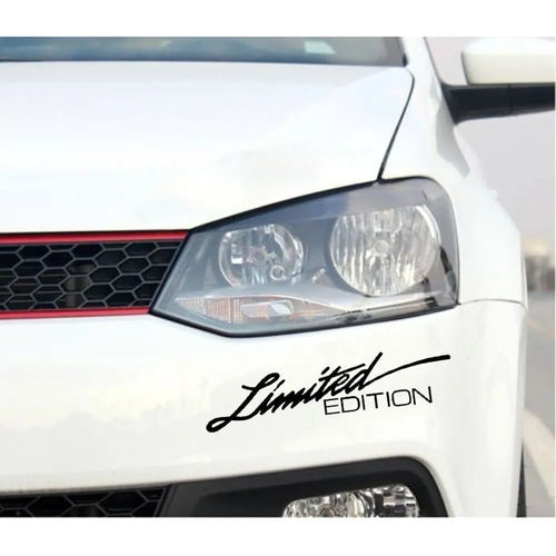 Reflective British bumper sticker on car, showing Black, White and Colourful options.