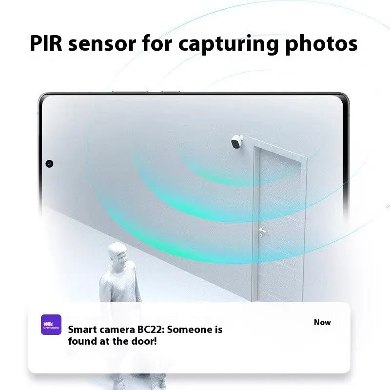 Battery-powered indoor WiFi surveillance camera with 1.2-inch ball design