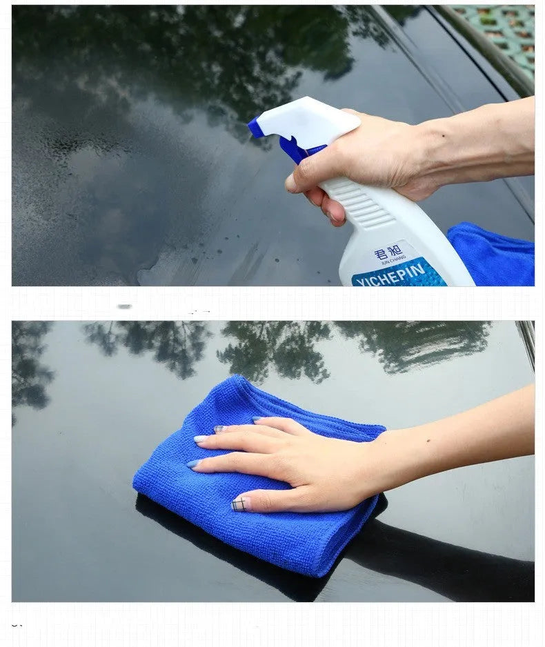 500ml car dust wax sprayer bottle with powdered spray wax for paint maintenance