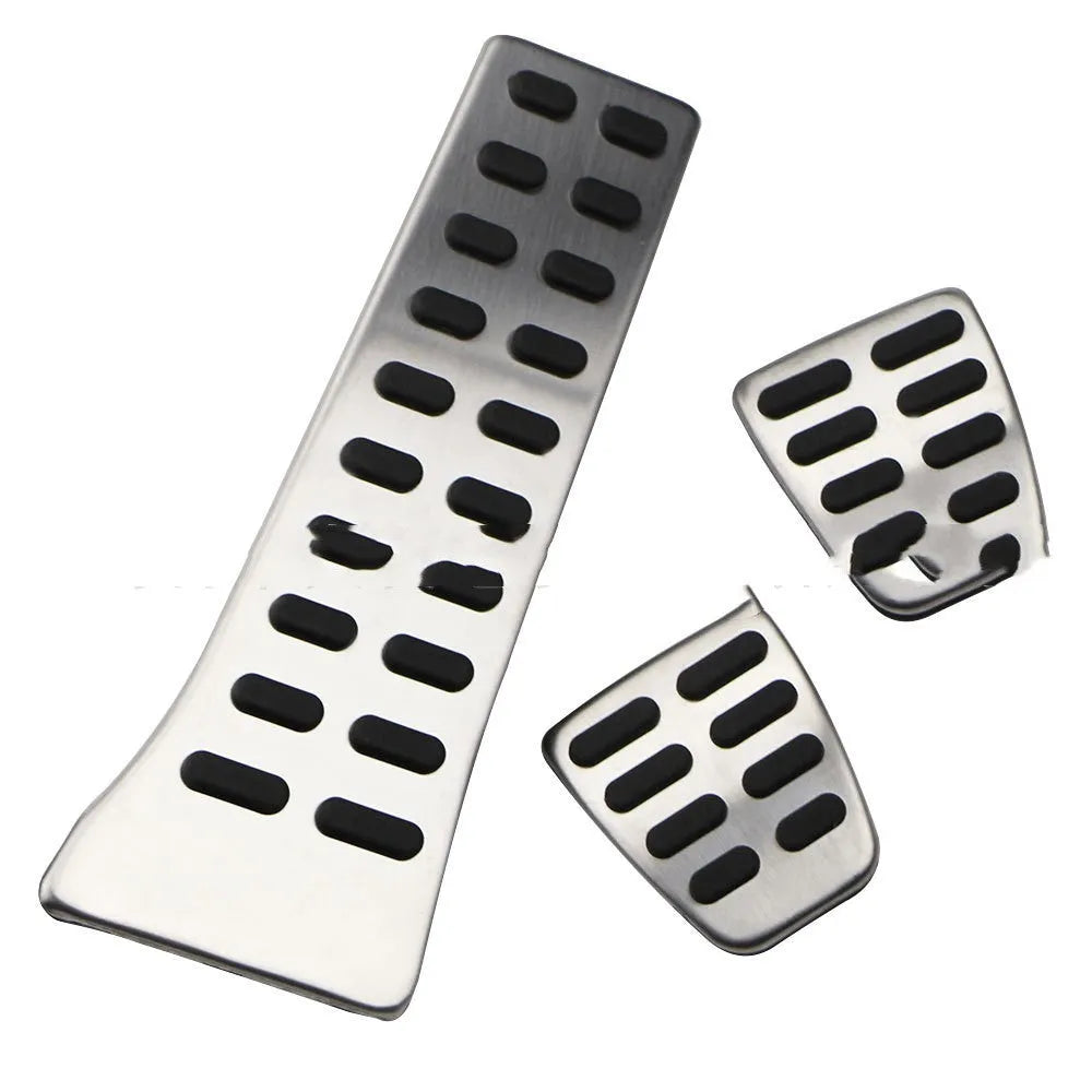 Stainless steel accelerator pedal set for Hyundai vehicles including automatic and manual transmission options