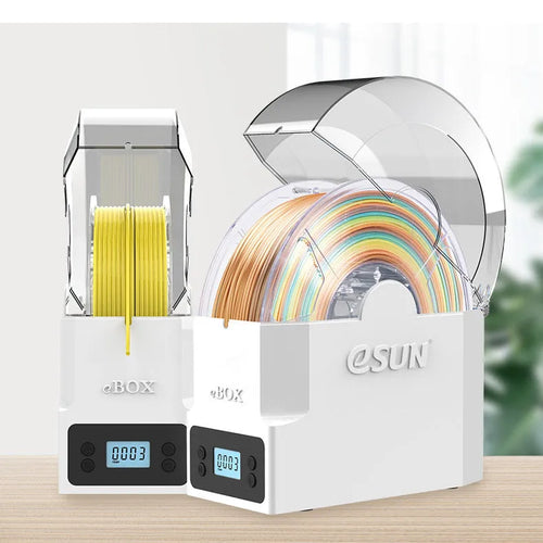 eBOX Lite 3D printing filament drying box with wire heating and multiple international plug options