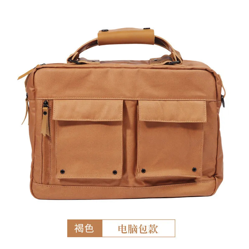 Dpark black single shoulder laptop bag for a 15-inch Lenovo laptop