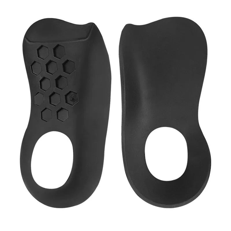 TPR arch support insole with varus correction design in three colour options