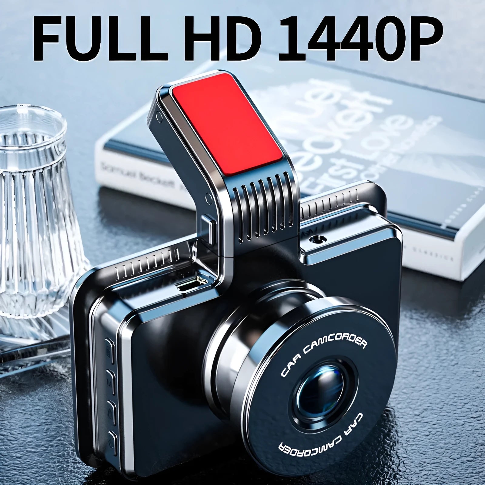 3-inch HD car DVR system with dual lens front and rear camera recording