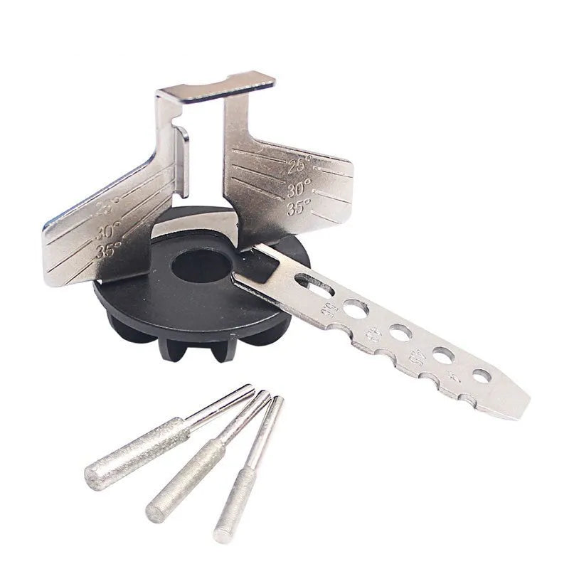Silver metal electric chain grinding machine for band saw blades measuring 20mm length