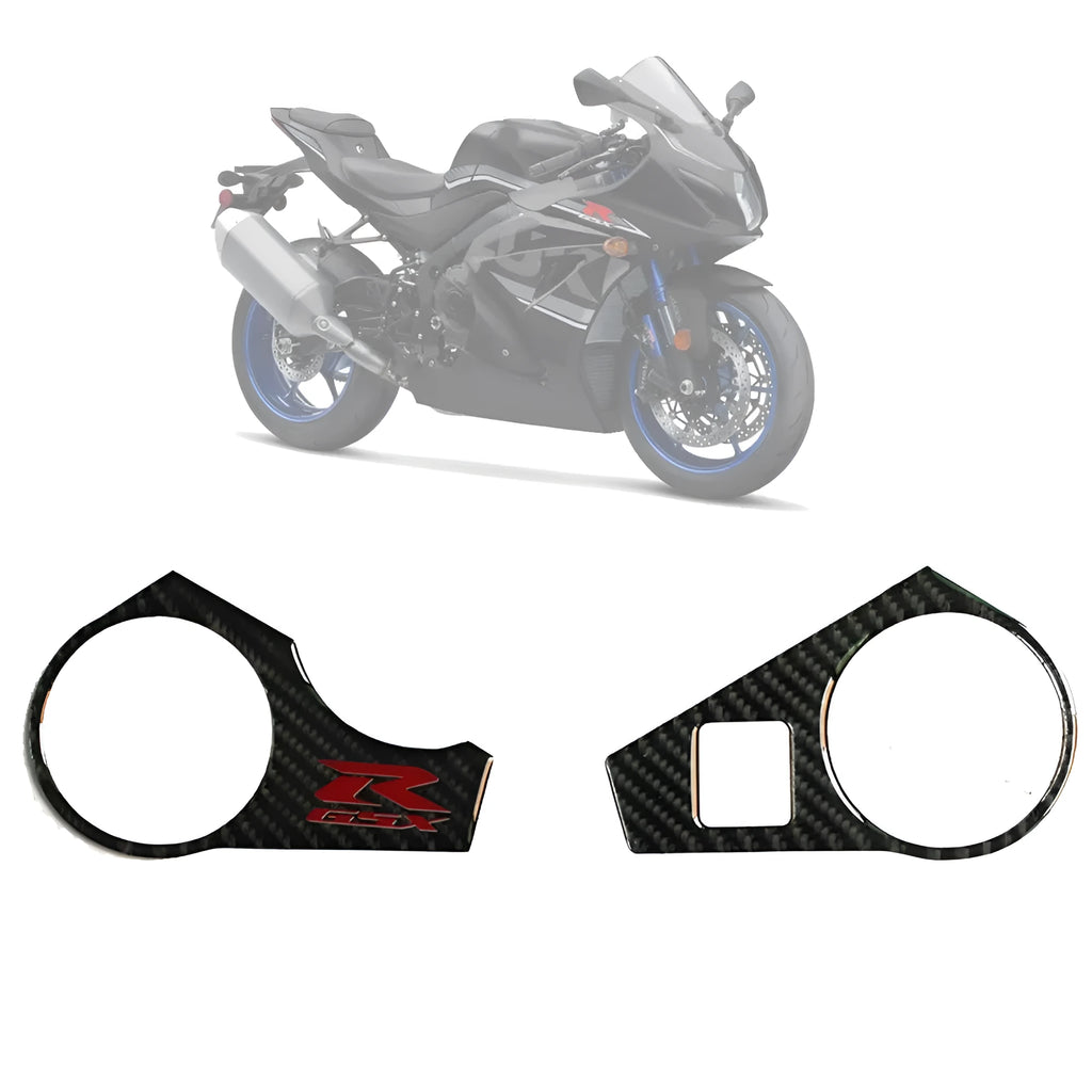 Carbon fibre pattern adhesive sticker for SUZUKI GSXR1000 L1 upper connective plate 2009-2016