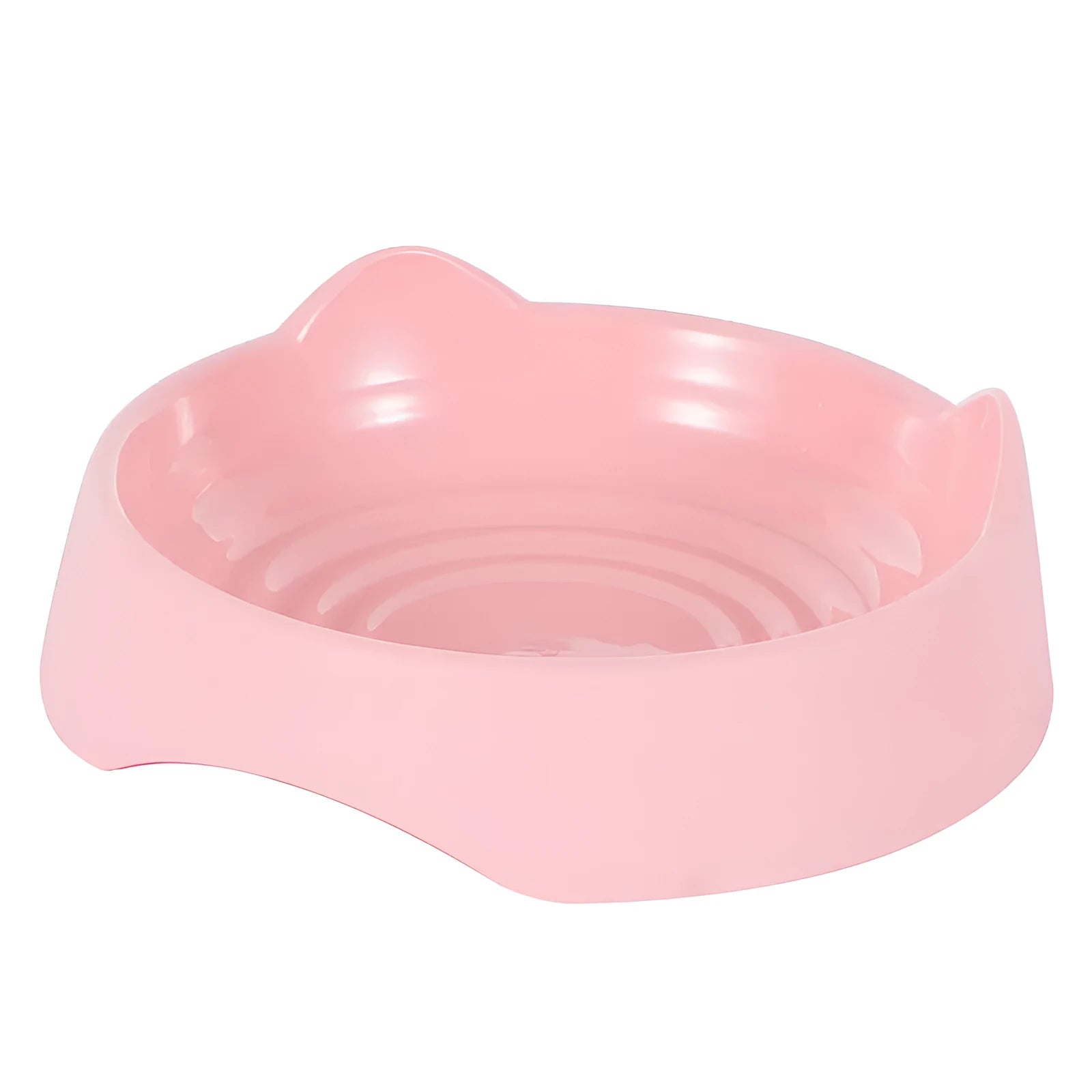 Blue ceramic dog slow feeder bowl with raised maze cups for fast-eating puppies