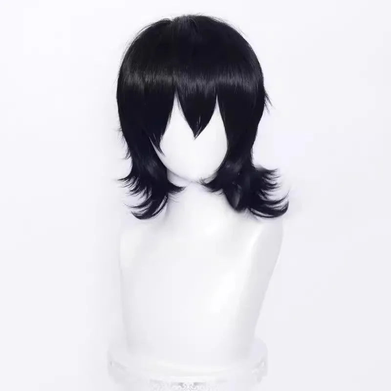 Short hair cosplay wig for men with anti-curling construction in various colour options