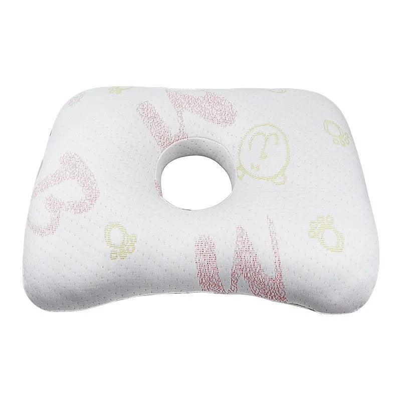Beauty salon single hole ear pillow for adults in New Chinese style, measuring 39 by 28 by 6 centimetres.