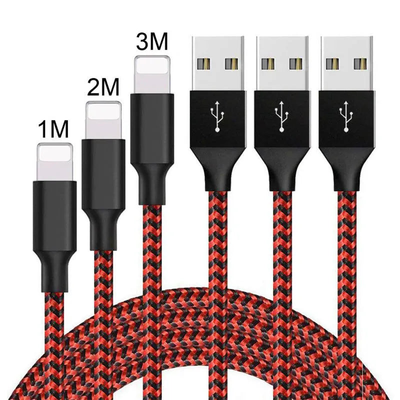 Braided nylon fast charging USB cable with Micro USB connector for Android phones in black and white.