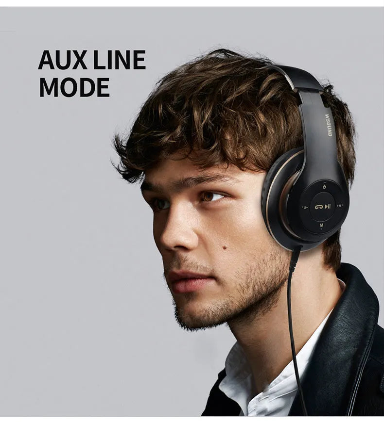 A blue and red Bluetooth wireless stereo headset showing its earpieces.