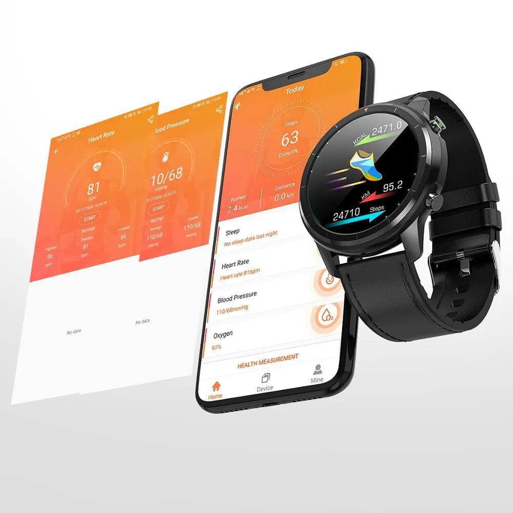 LEMFO LF26 smart bracelet with 1.3-inch screen shown in multiple colour options