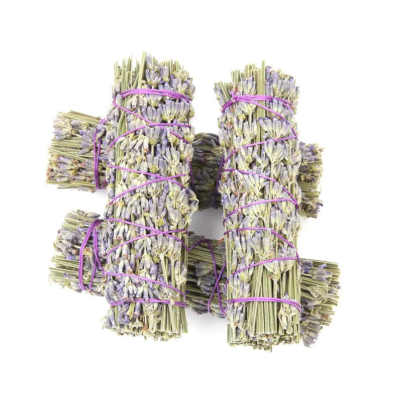4-inch natural dried flower aromatherapy stick with lavender fragrance for portable scent diffusion