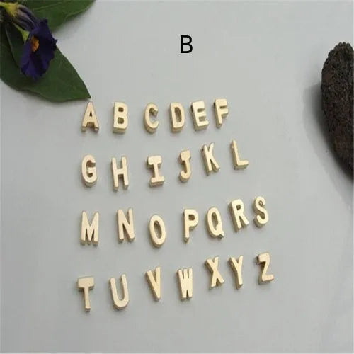Peach heart shaped alloy letter pendant necklace on chain in gold colour